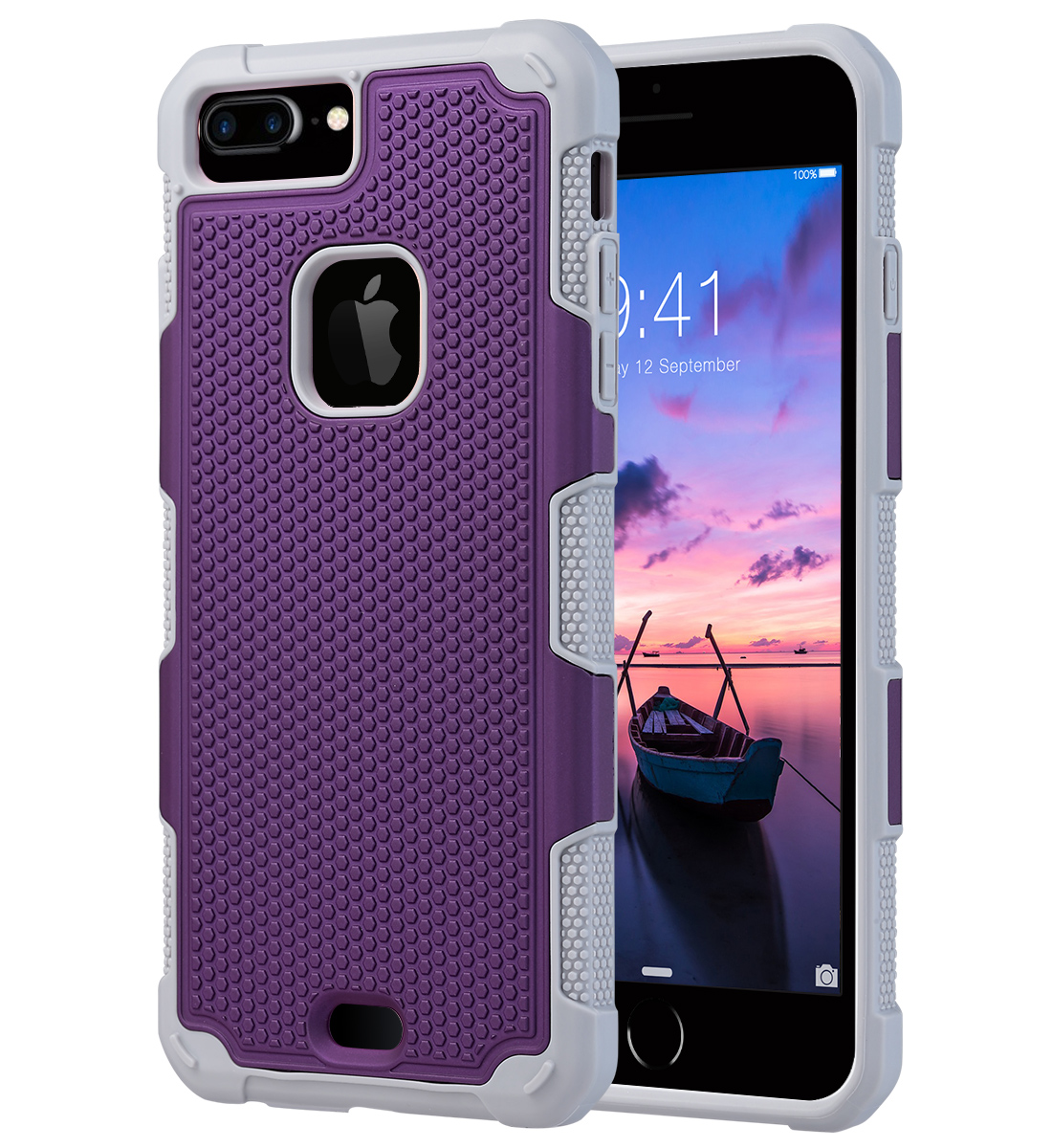 Heavy Duty Hybrid Shockproof FullBody Protective Case for iPhone 7/7
