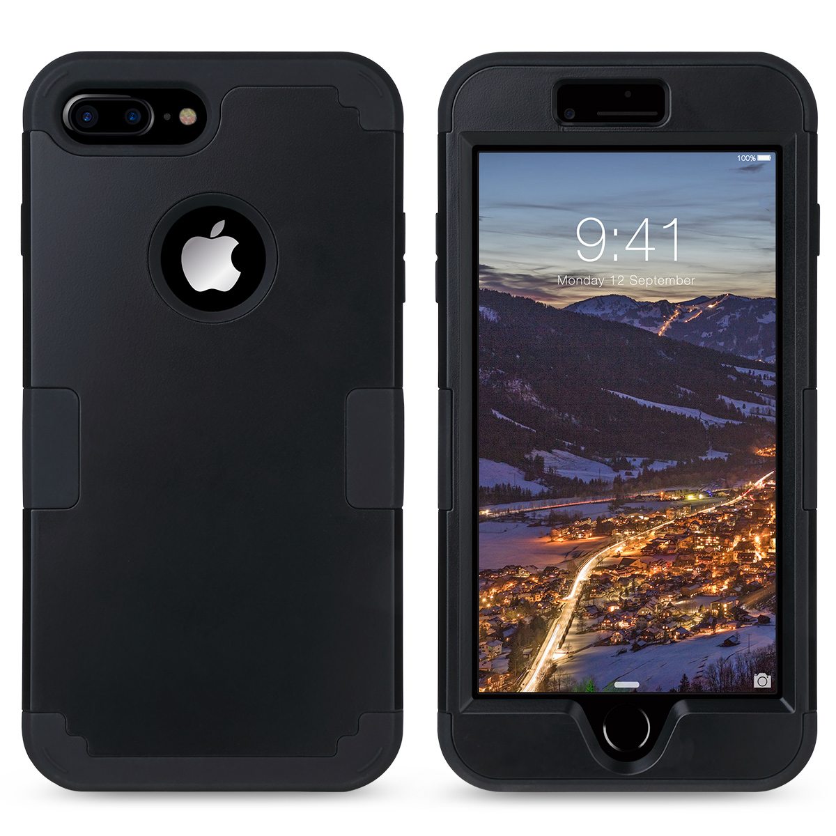 Hybrid Heavy Duty Shockproof FullBody Protective Case for iPhone 7