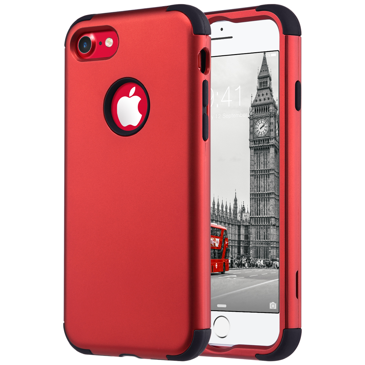 Ultra Slim Hybrid Shockproof Rugged Rubber Hard Cover Case for iPhone 7