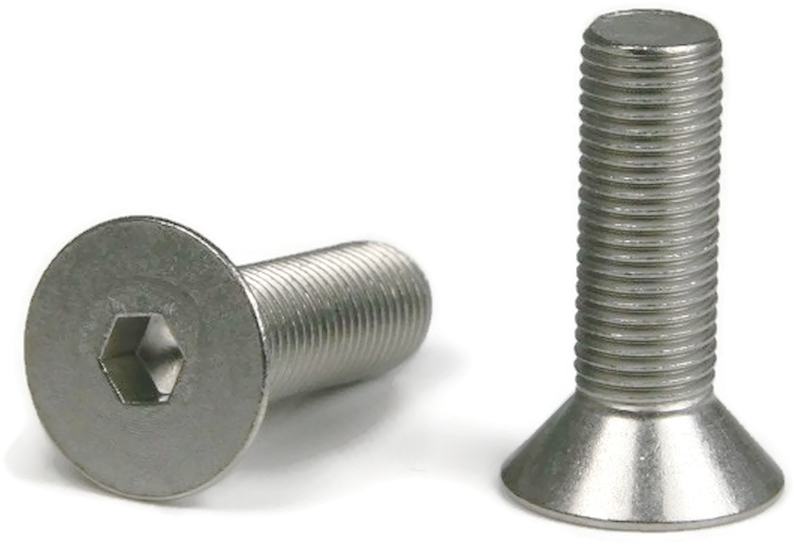 thumbnail image 2 of 20 PCS 1/4-20 X 1/2 Inch Flat Head Socket Head Screws, 304 Stainless Steel, Fully Threaded - Furniture & Repair Bolts 2 of 5