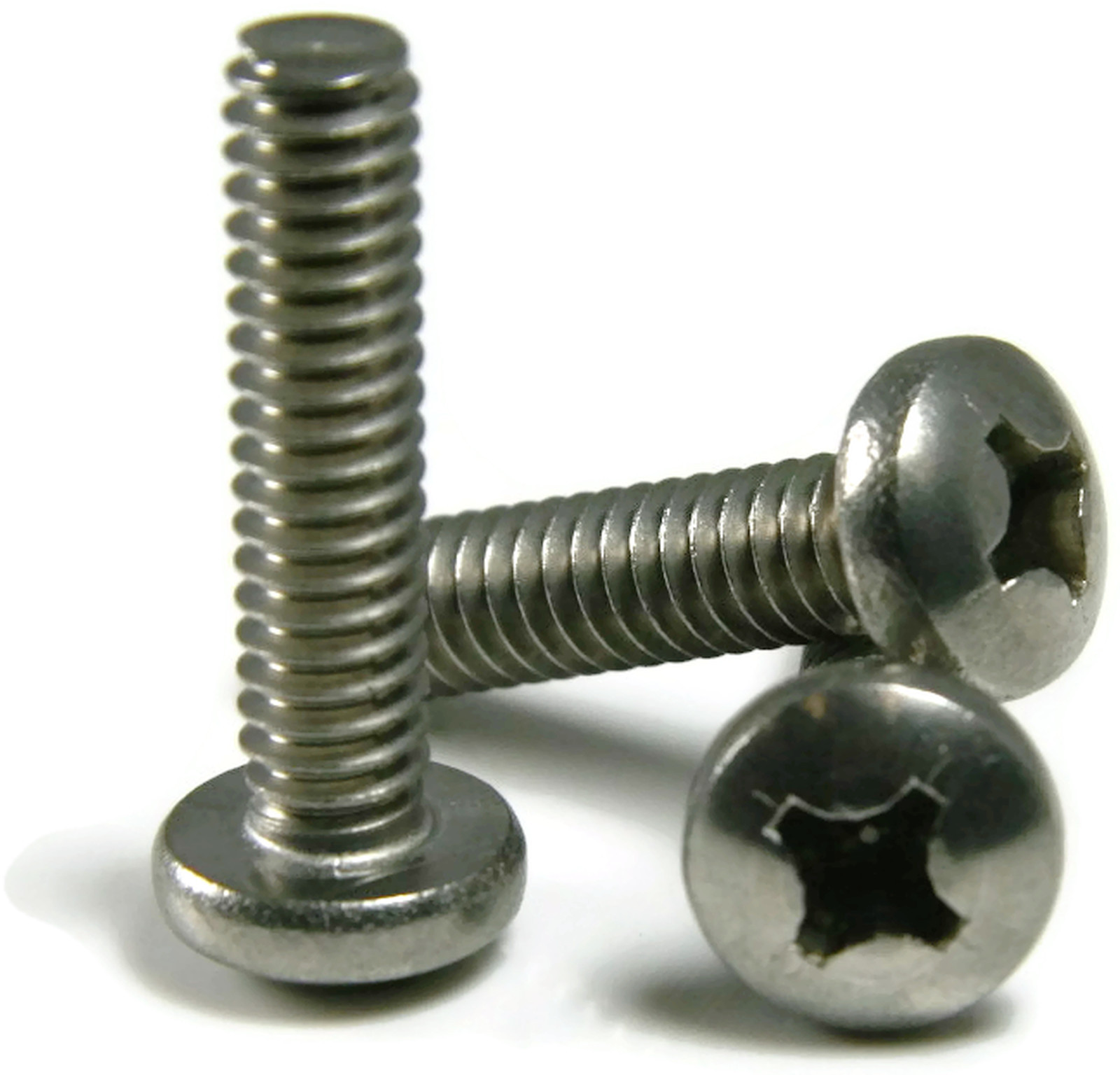 Stainless Steel Phillips Pan Head Machine Screw 440 x 3/8, Qty 250