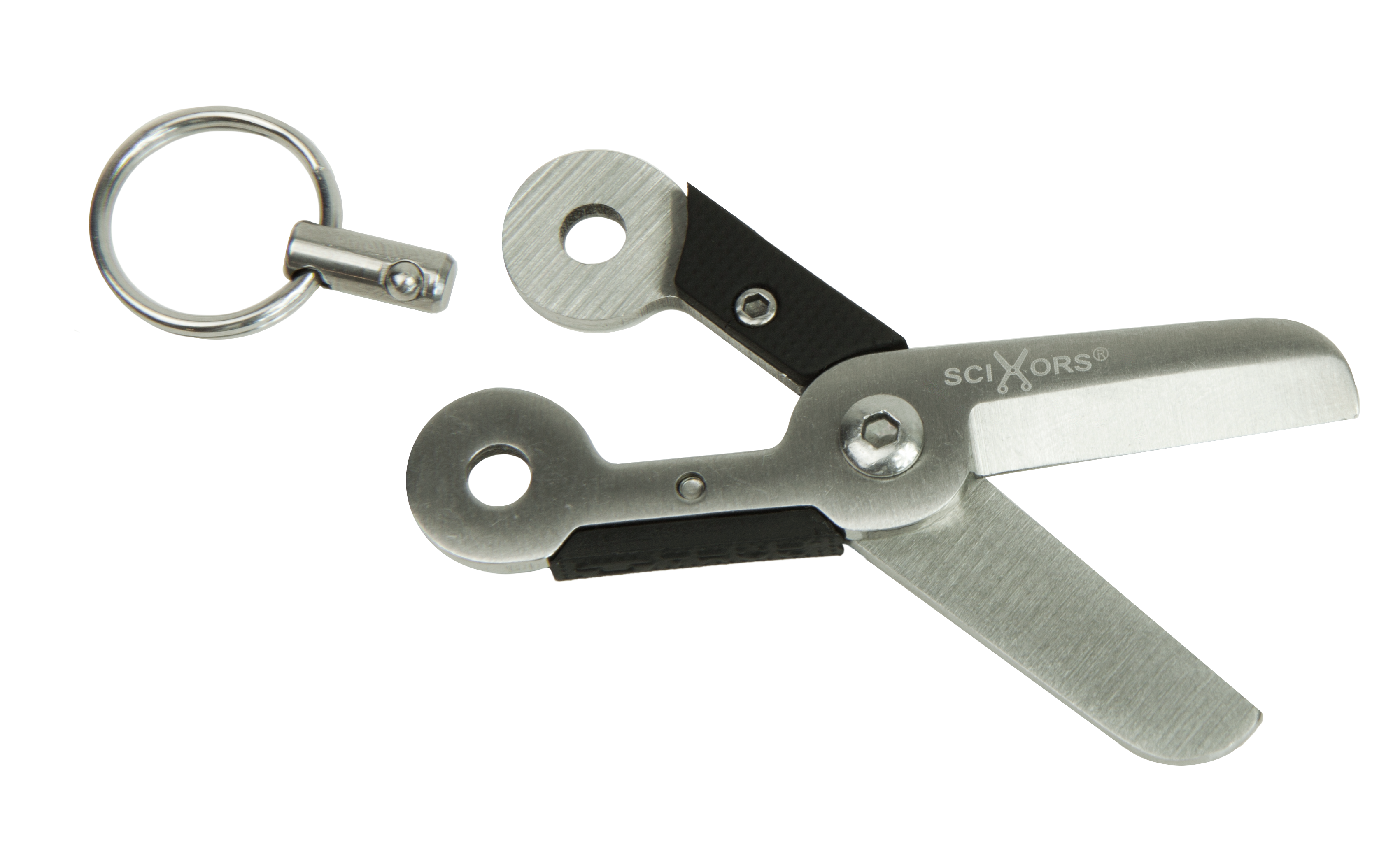 True Utility TU249 Scixors Portable Keyring Scissors / Compact Travel