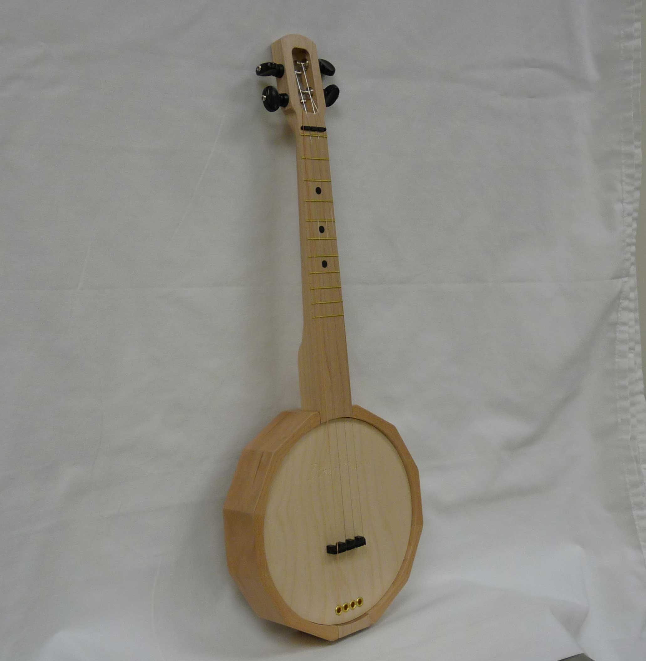 Zither Heaven Cherry 4String Banjo Mandolin with Friction Tuners eBay