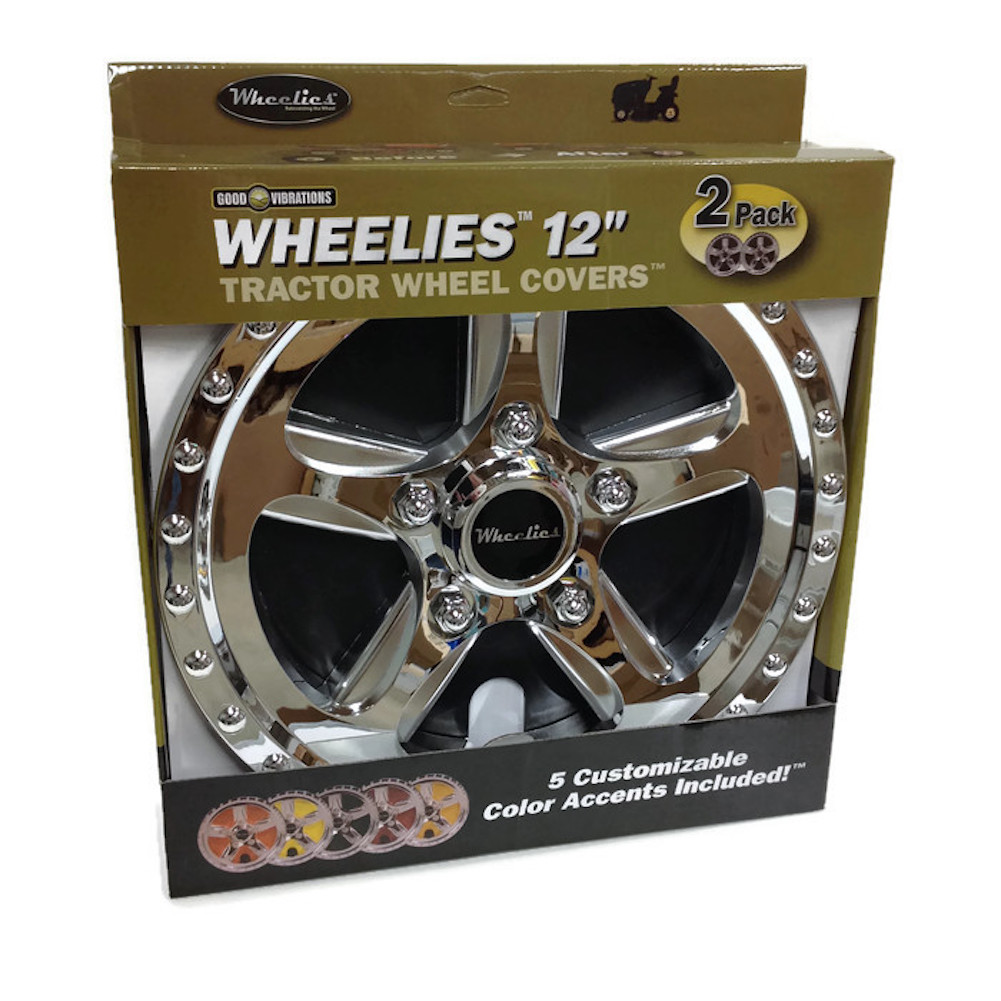 Good Vibrations Wheelies 12" Tractor Wheel Cover Set of 2 eBay