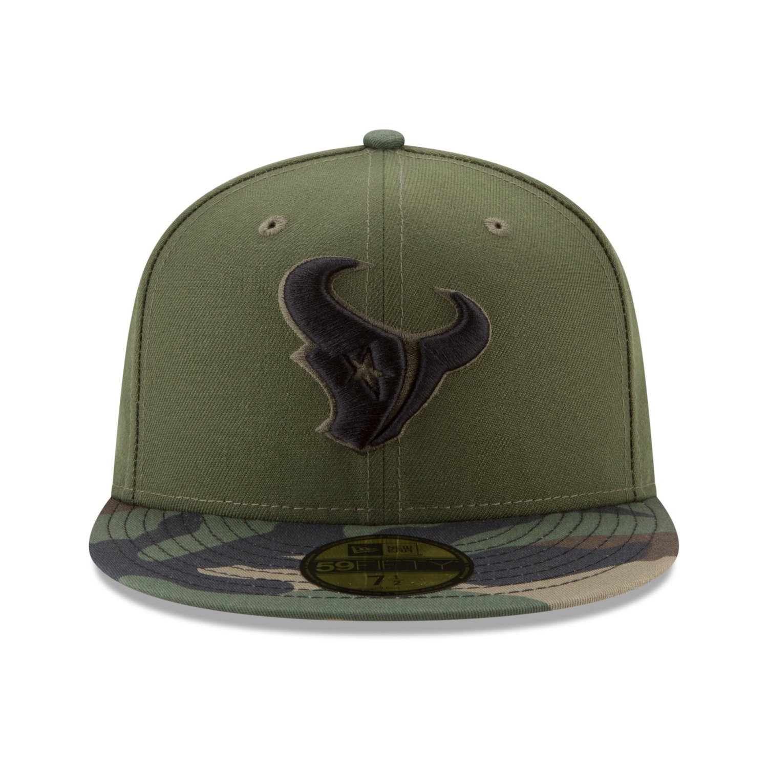 New Era 59Fifty Cap Houston Texans rifle wood camo