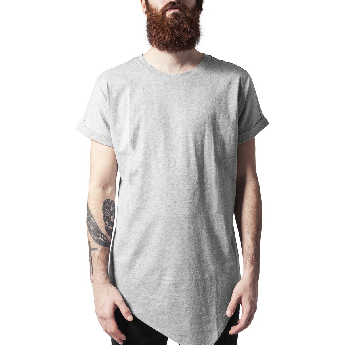 ASYMETRIC Long Tee Shirt Urban Classics