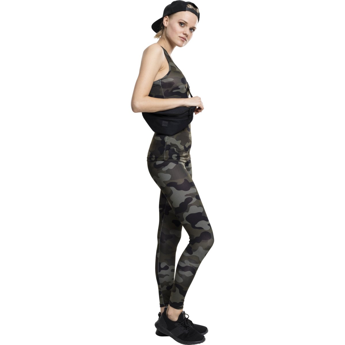 SPORTS Fitness Tank Top army camo Urban Classics Ladies