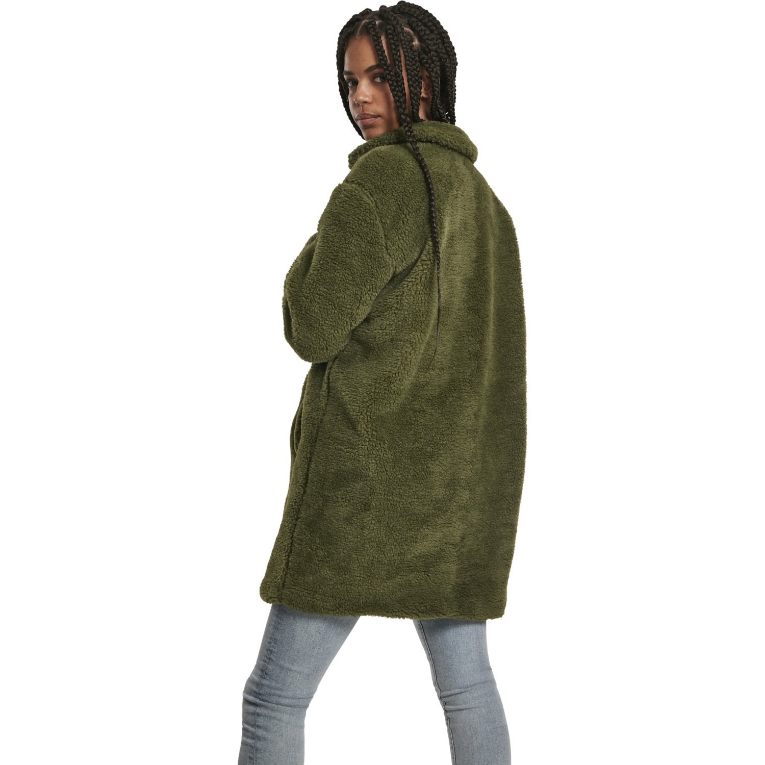 Urban Classics Ladies OVERSIZED SHERPA Mantel