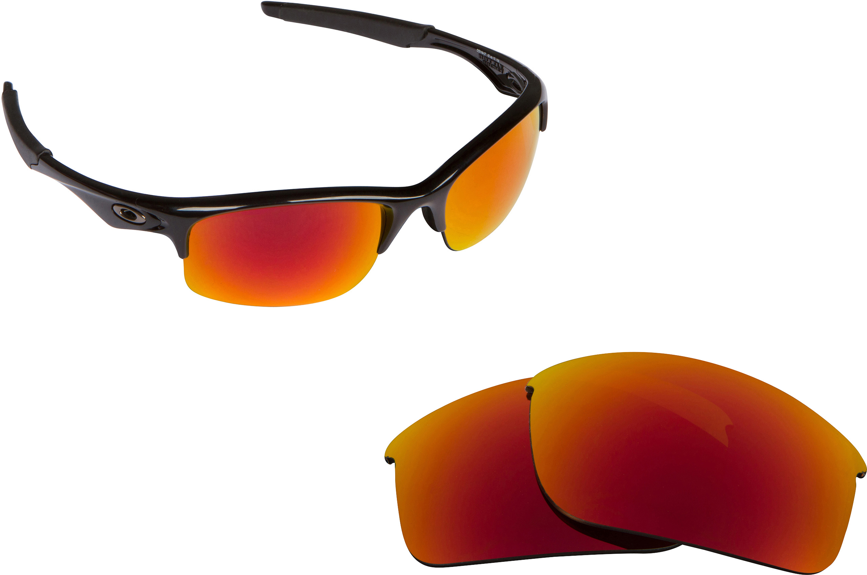 New SEEK Replacement Lenses for Oakley Sunglasses BOTTLE ROCKET Red