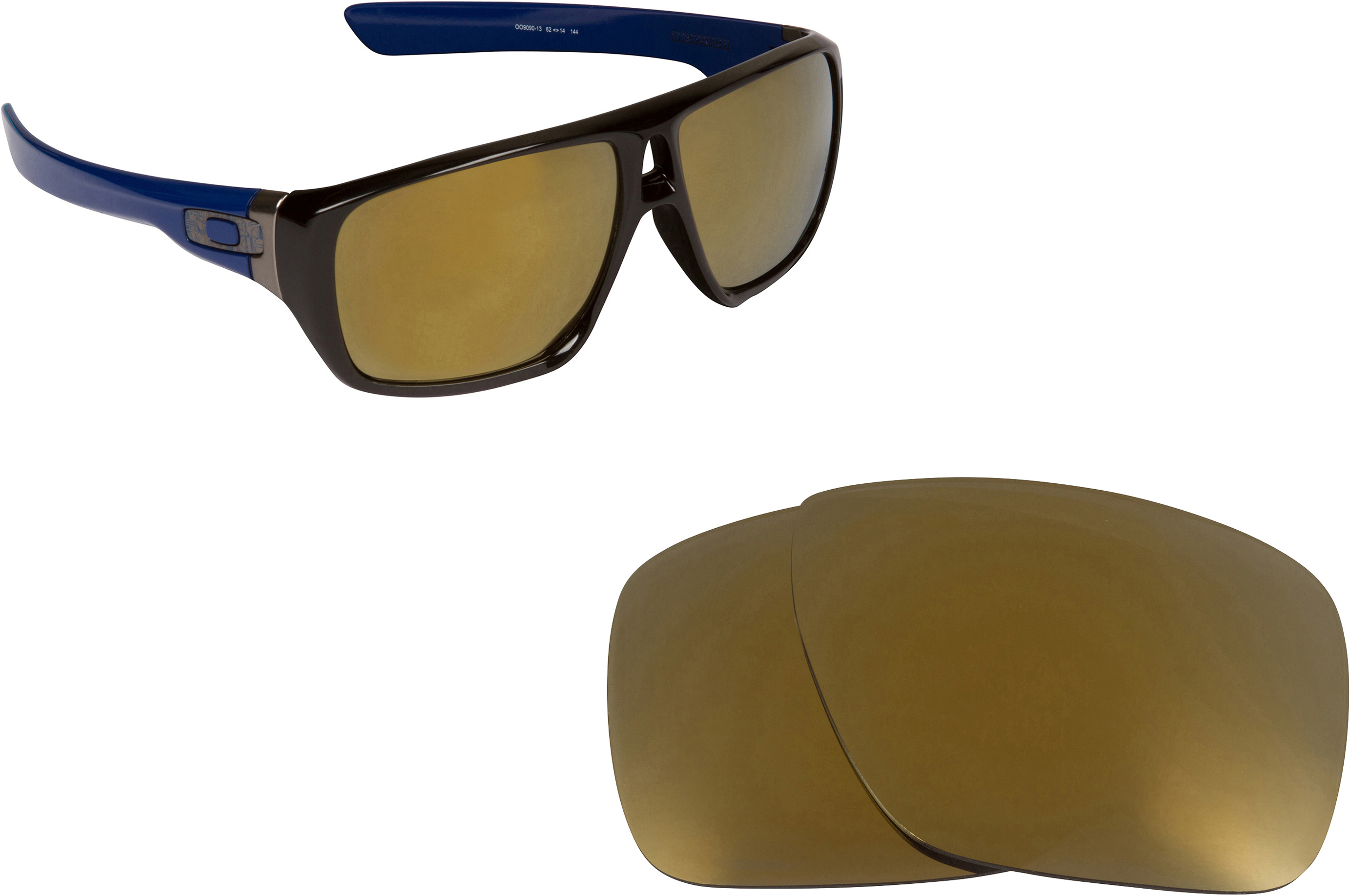 New SO Replacement Lenses for Oakley Sunglasses DISPATCH 1 24K Gold