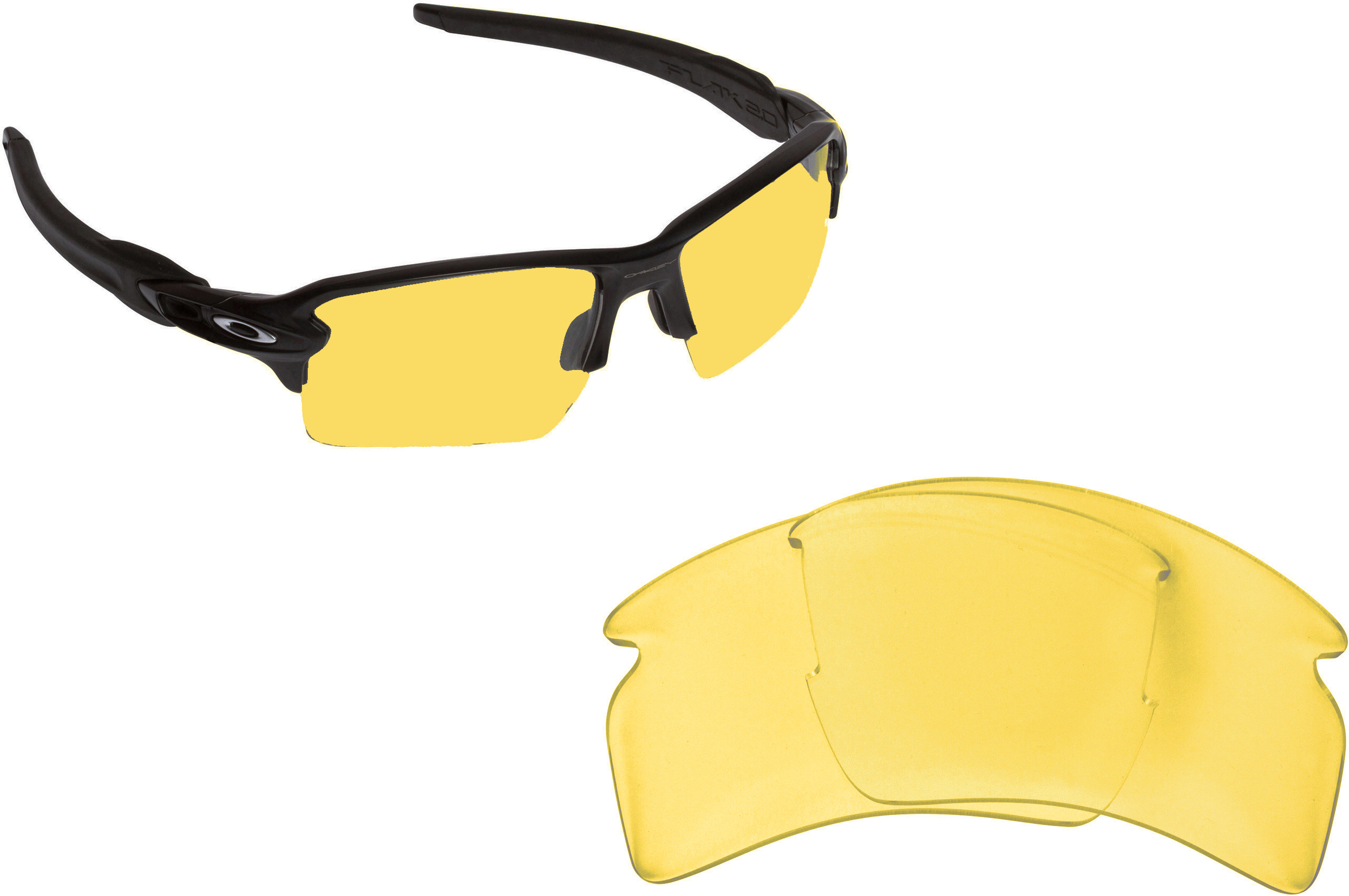 New SEEK OPTICS Replacement Lenses for Oakley FLAK 2.0 XL Hi Intensity