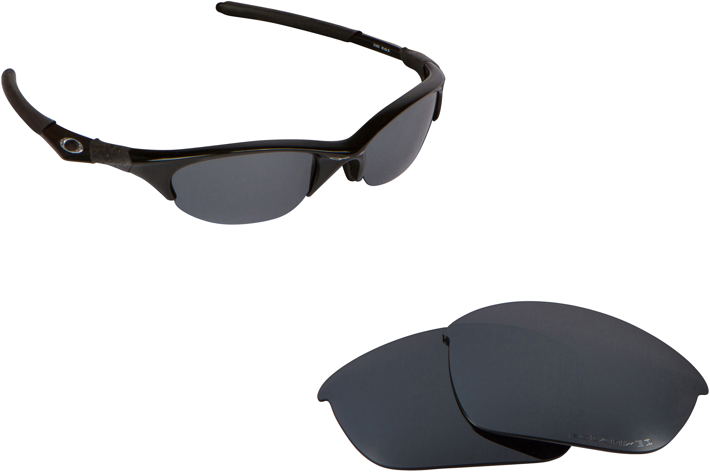 New SEEK Polarized Replacement Lenses for Oakley HALF JACKET Black