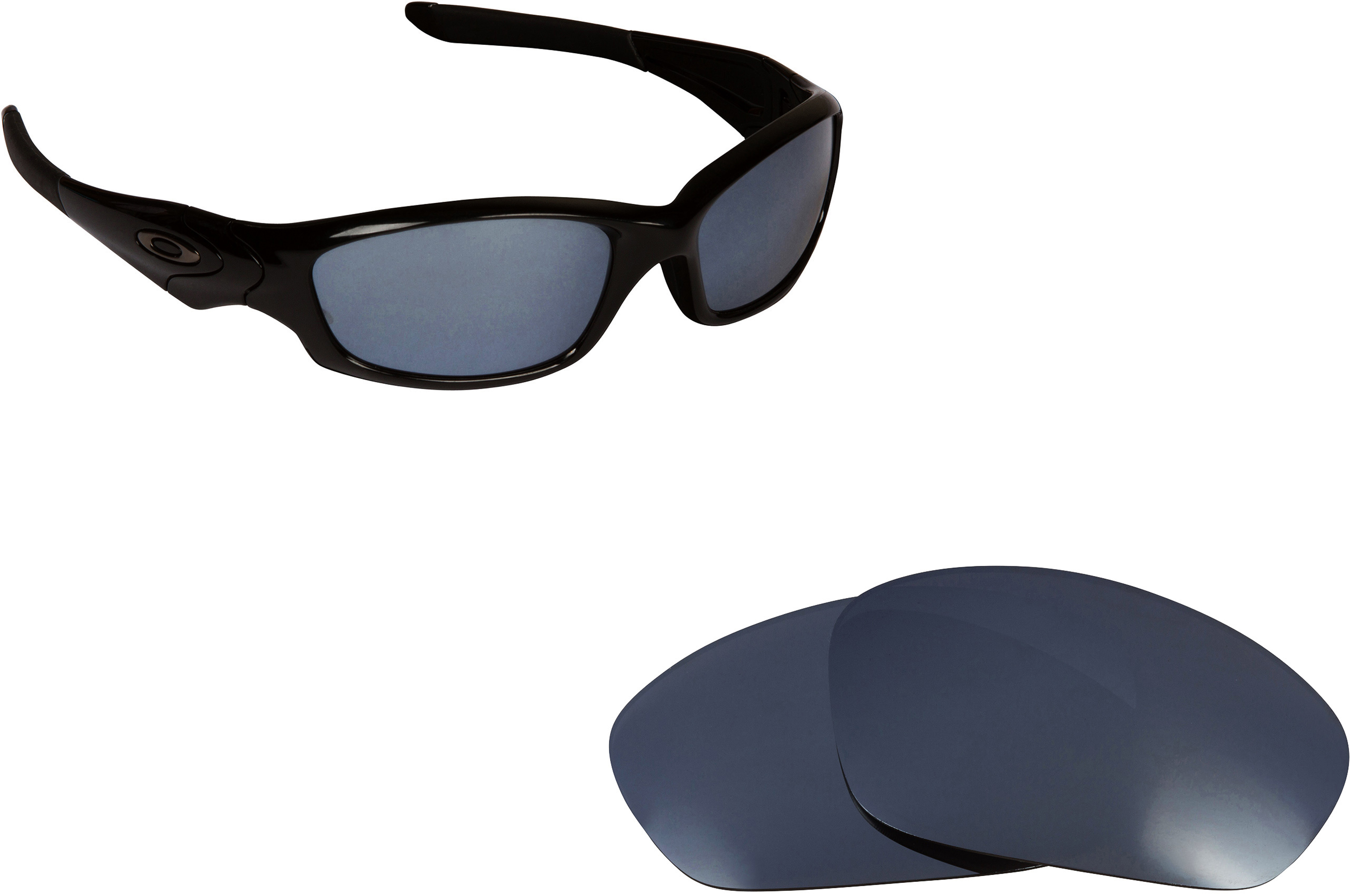 New SEEK Polarized Replacement Lenses Oakley STRAIGHT JACKET Black