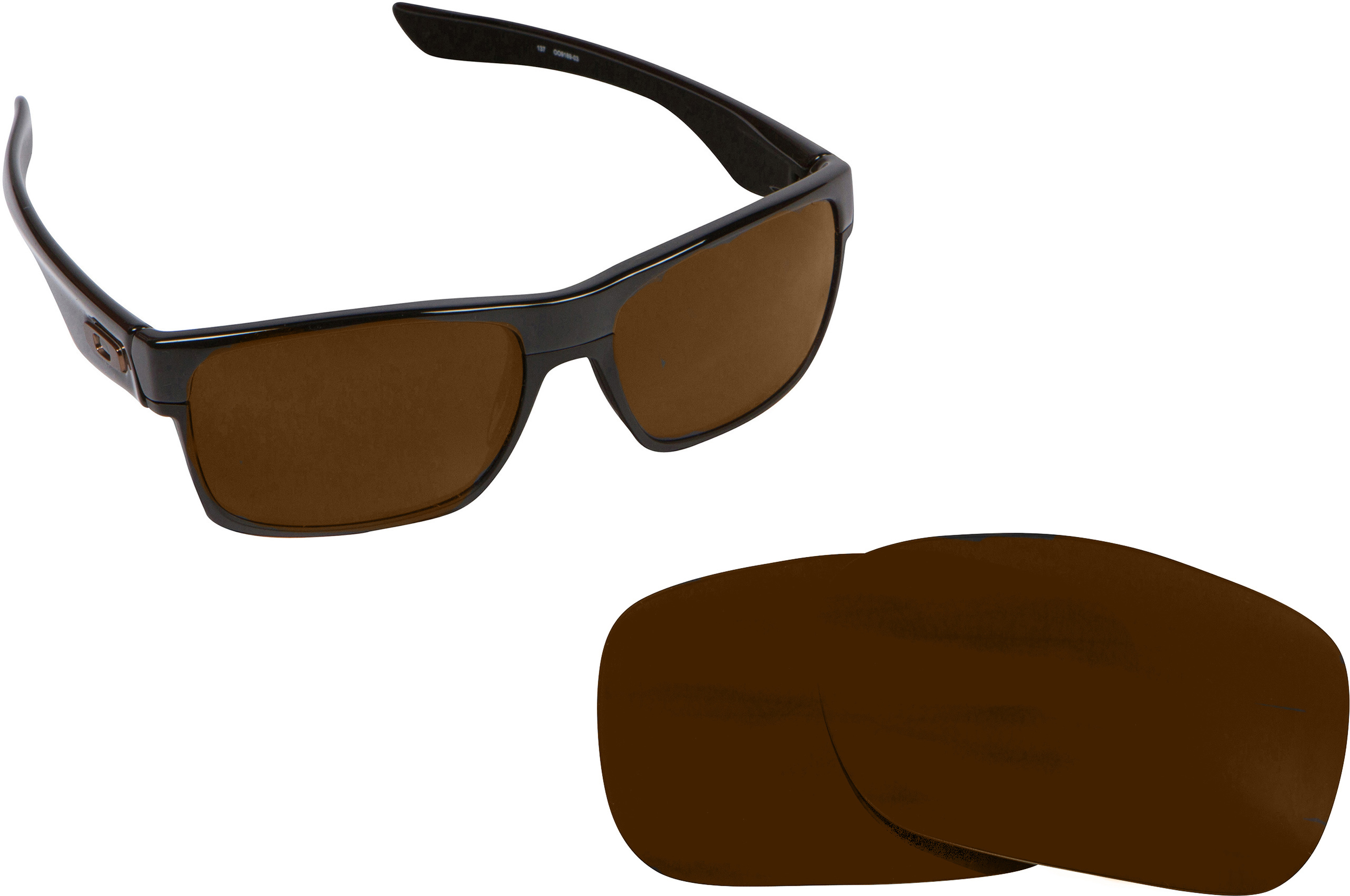 New SEEK OPTICS Polarized Replacement Lenses for Oakley TWOFACE Brown