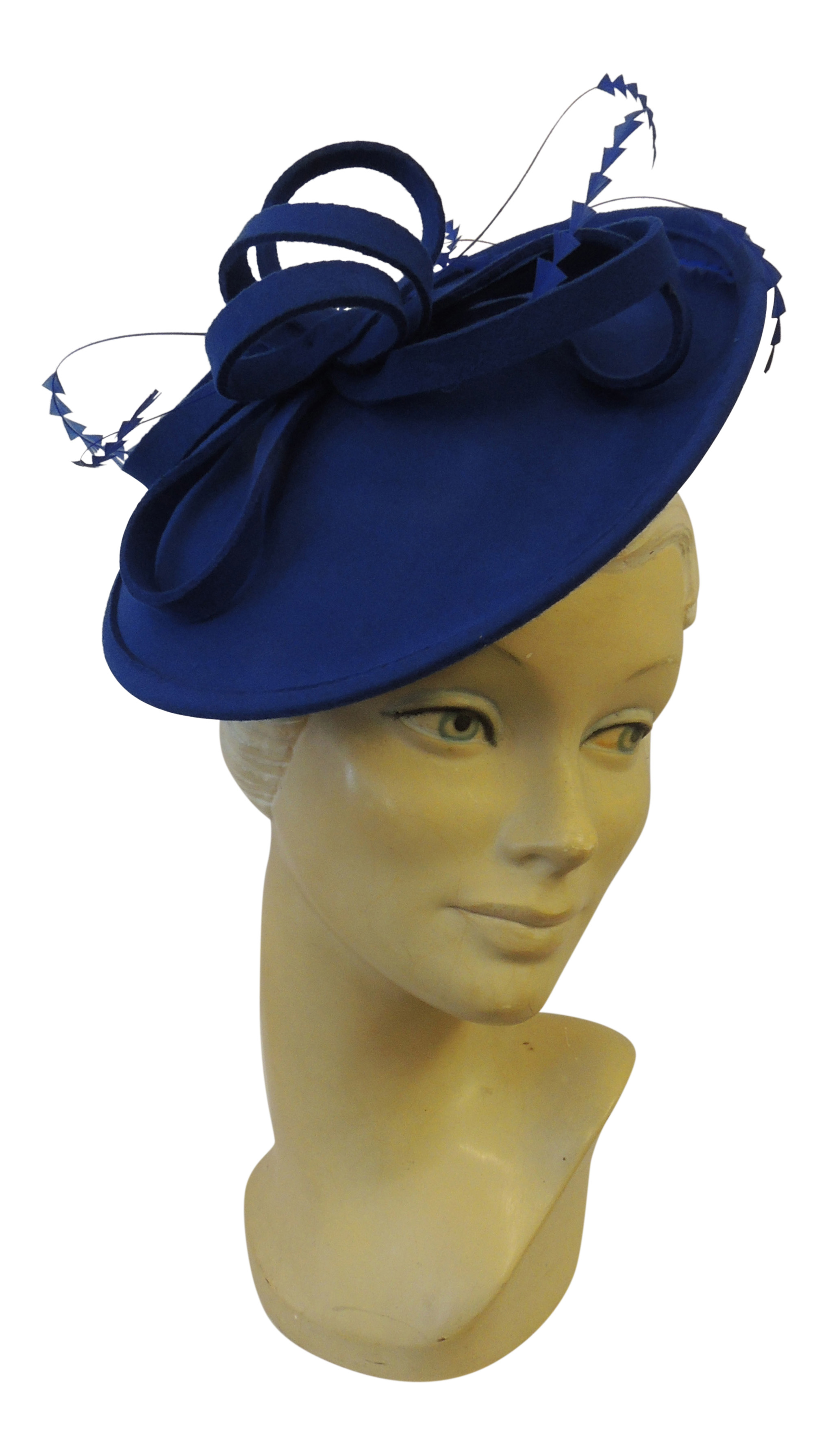 New Ladies VTG Style 1940s 50s Hollywood Glamour Retro Saucer Tilt Hat
