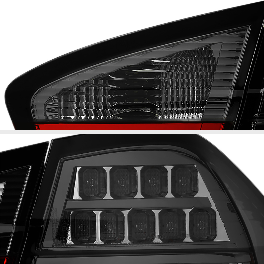 BMW E90 3Series 0608 LED STRIP Tail Light SMOKE CHROME Signal Rear