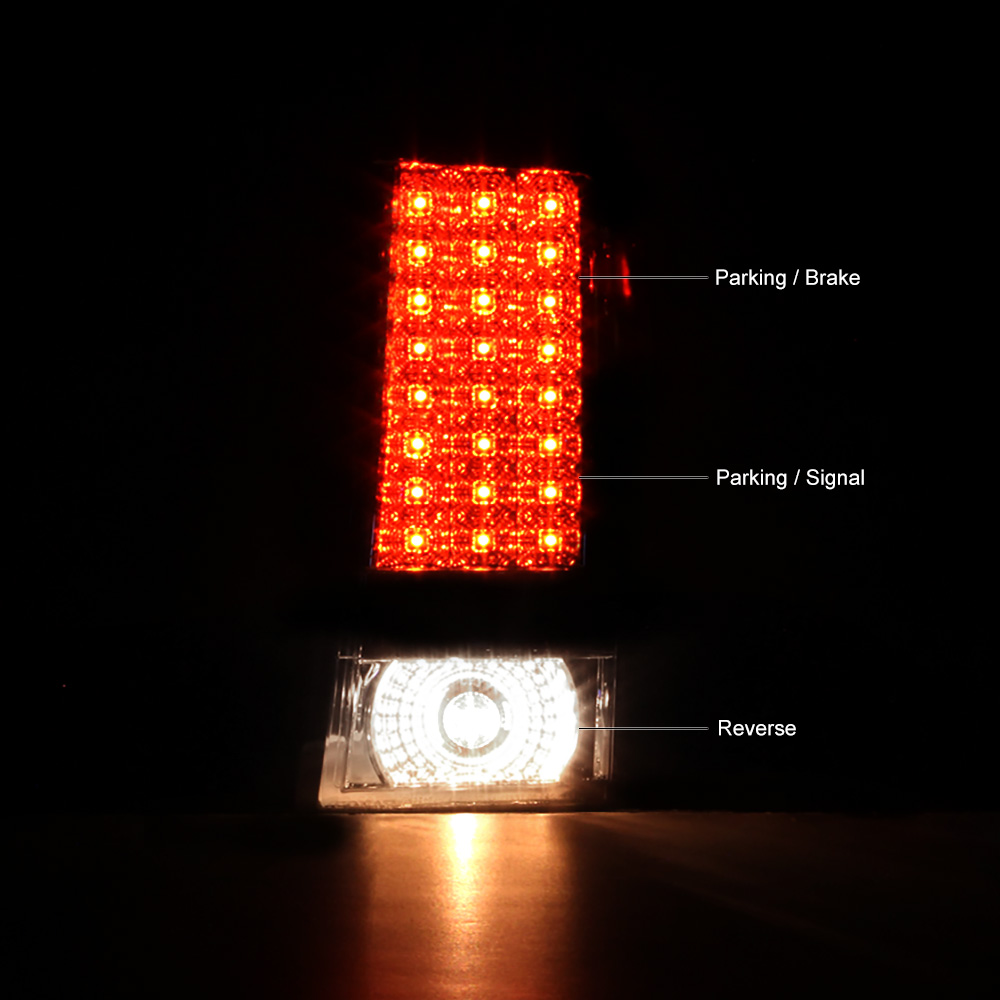 20052006 Jeep Grand Cherokee SRT8 Limited Smoke Led Smd Tail Lamp
