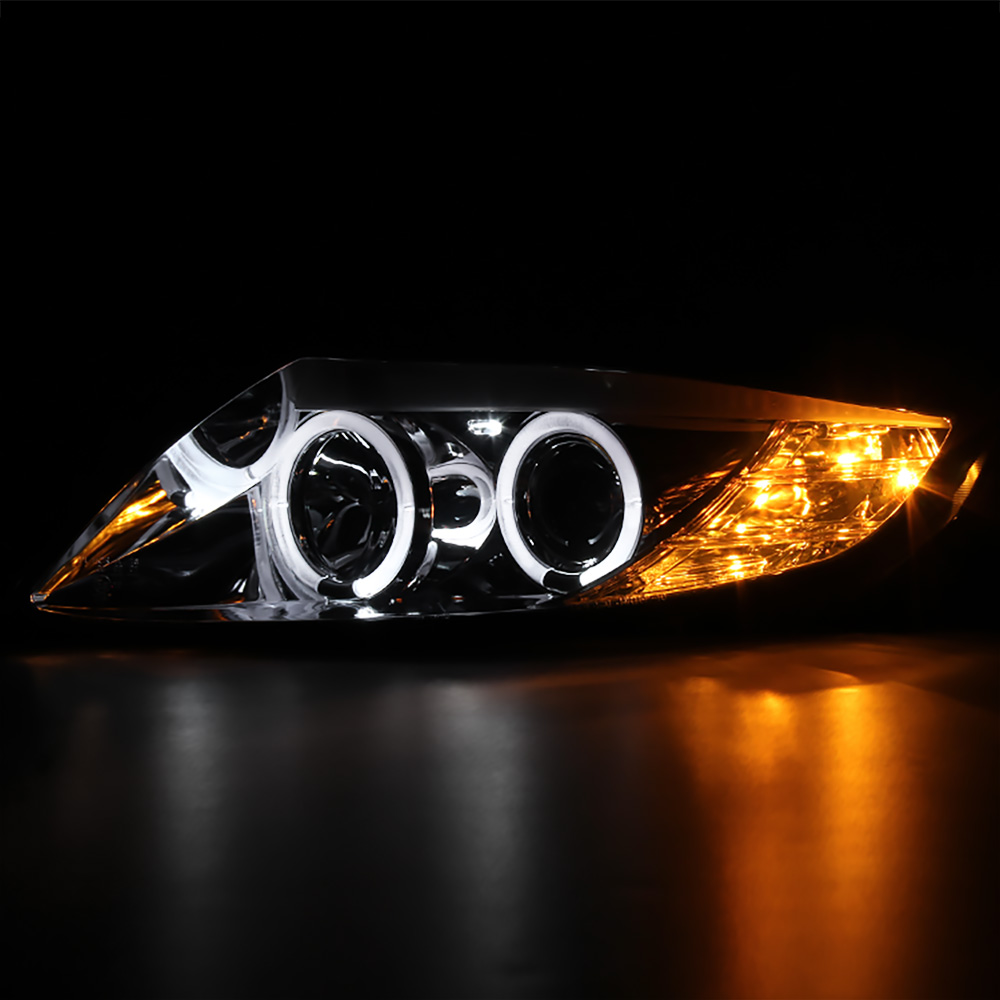 20032008 BMW Z4 [SMOKE LEN] Dual Halo Angel Eye Projector Headlight