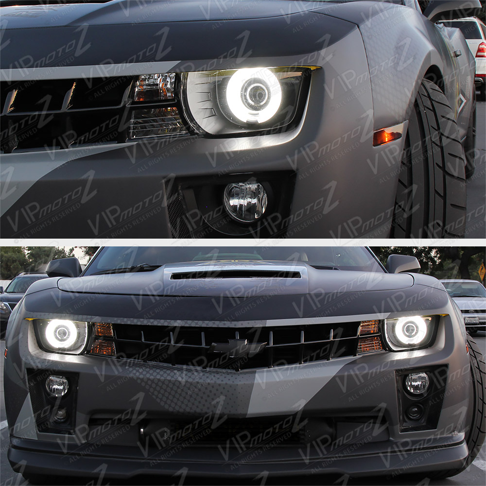 2010 2011 2013 Chevy CAMARO [BRIGHTEST] Halo Ring Projector Headlight
