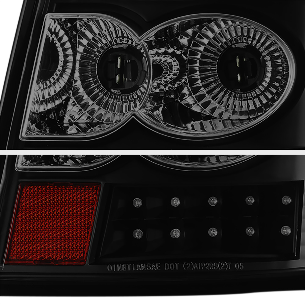 200520062007 Chrysler 300C "DARKEST SMOKE" LED Rear Tail Lights Brake