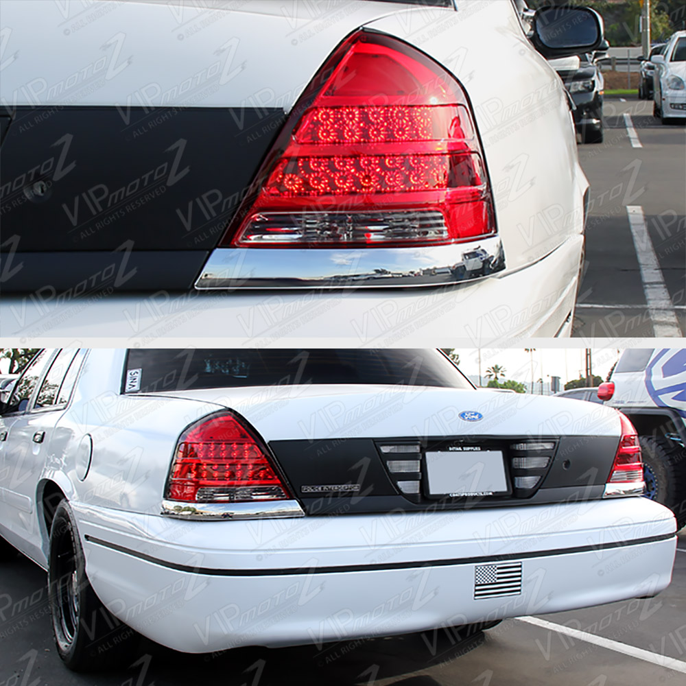 19982011 Ford Crown Victoria Pair "Super Bright" LED Tail Light Lamp