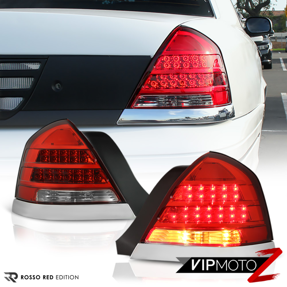 19982011 Ford Crown Victoria Pair "Super Bright" LED Tail Light Lamp
