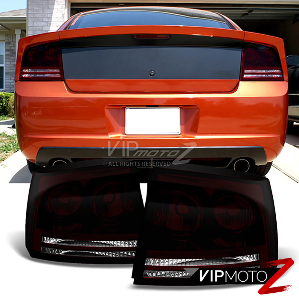 Dodge Charger 20062008 Smoke Tinted [OE Style] Brake Tail Light Set Left Right