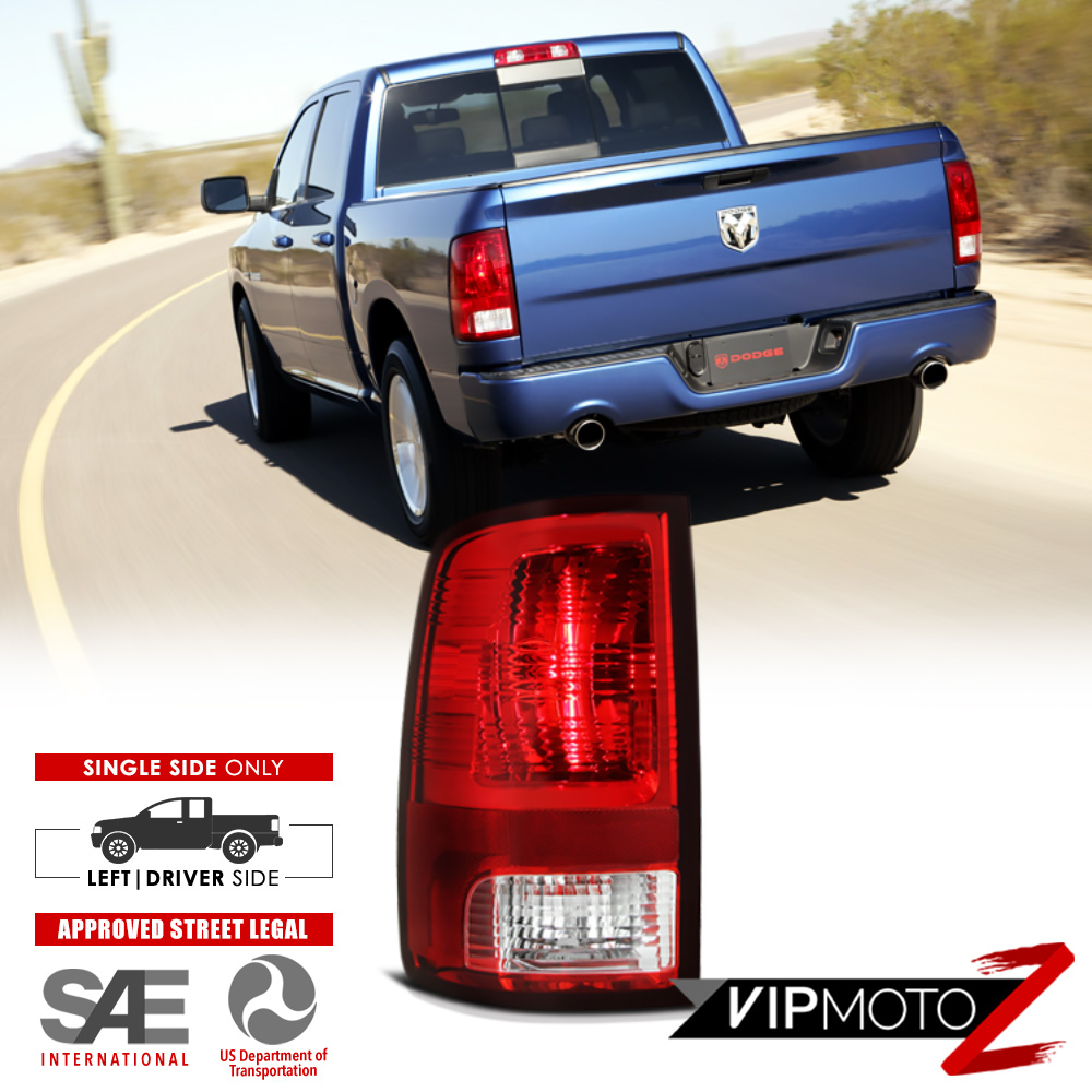 LEFT DRIVER SIDE 20092017 Dodge Ram 1500 2500 3500 Red Rear Tail Light
