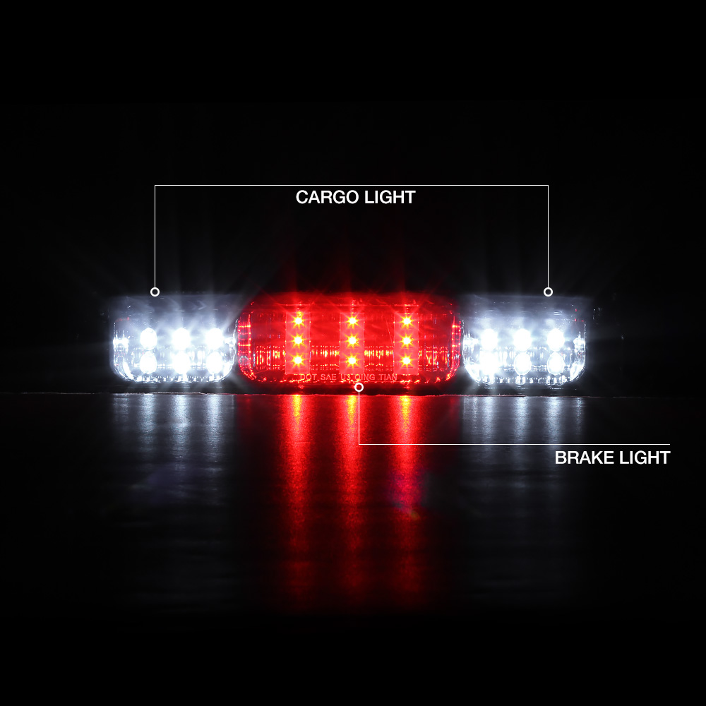 20042008 Ford F150 LOBO LED Third Brake Rear Tail Lights Cargo Cab