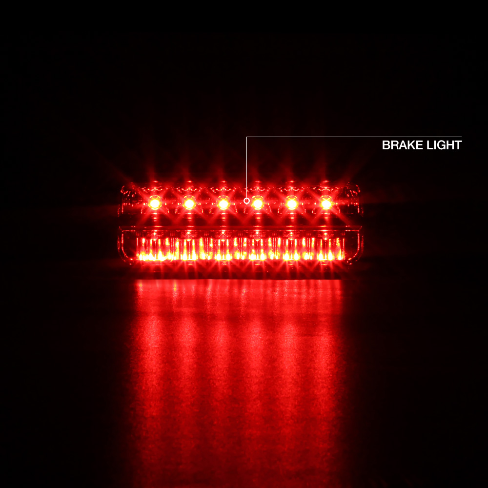 19942003 Chevy S10 GMC Sonoma ZR2 Chrome LED Third Brake Roof Stop