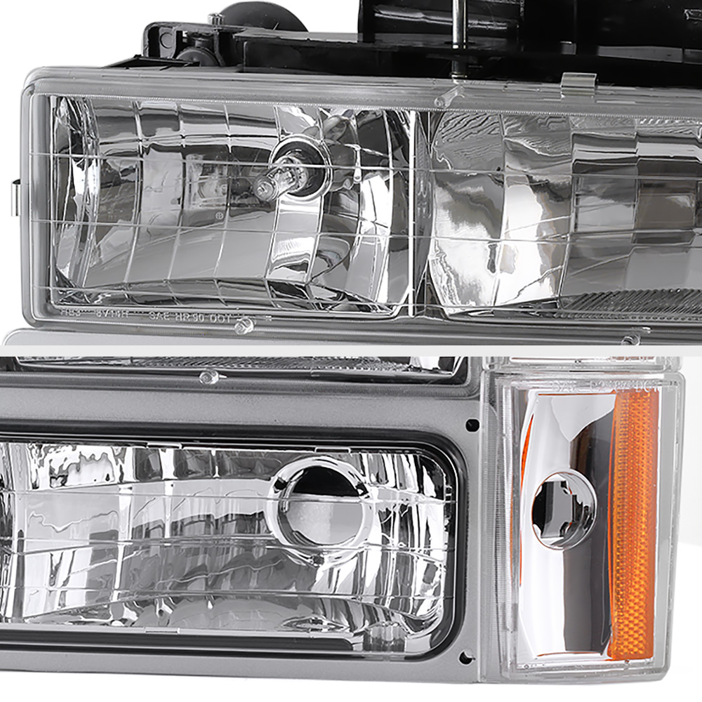 19881993 Chevy C/K Suburban Blazer Headlights Corner Bumper Lamps