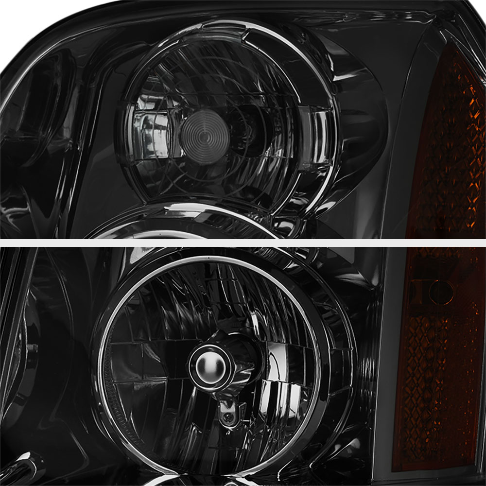 20072014 GMC Yukon XL 1500 Denali Smoke Front Headlights Assembly LEFT