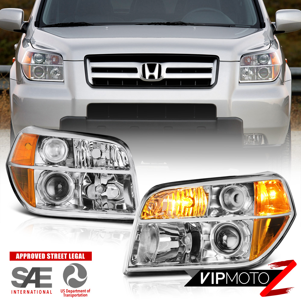 2006 2007 2008 Honda Pilot EX LX Left Right Headlights Assembly