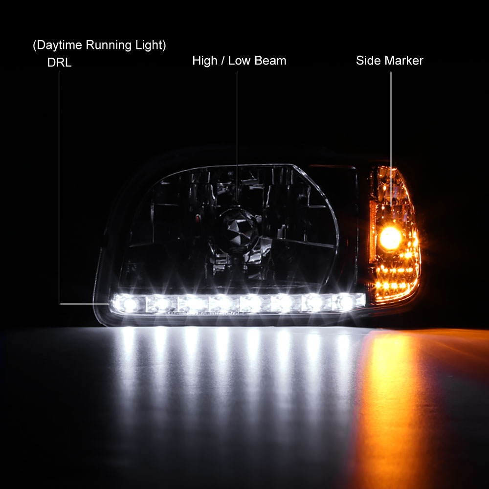 20012004 Toyota Xtra Extended Regular Chrome Corner LED