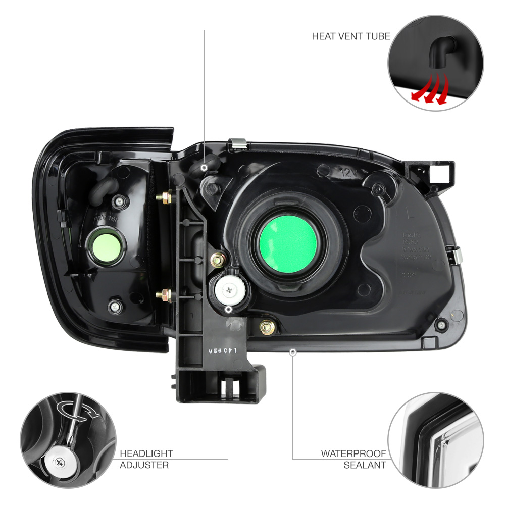 20012004 Toyota Xtra Extended Regular Chrome Corner LED