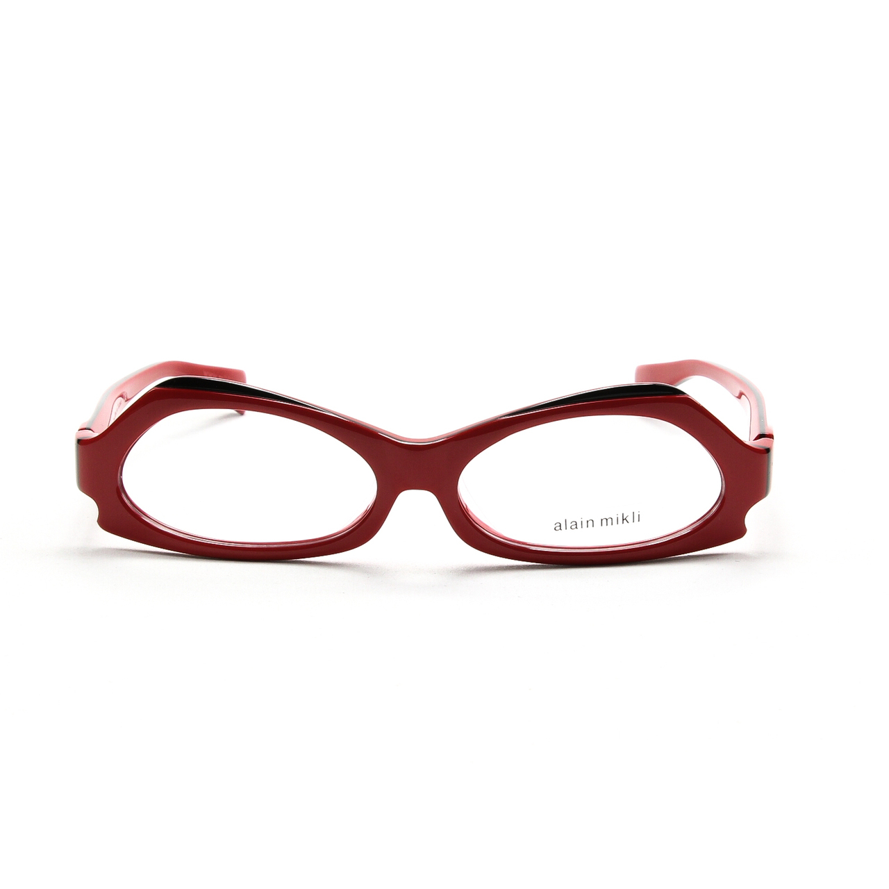 Alain Mikli AL 1019 Womens Eyeglasses 0001 Red Frame / Demo Prescription Lenses eBay