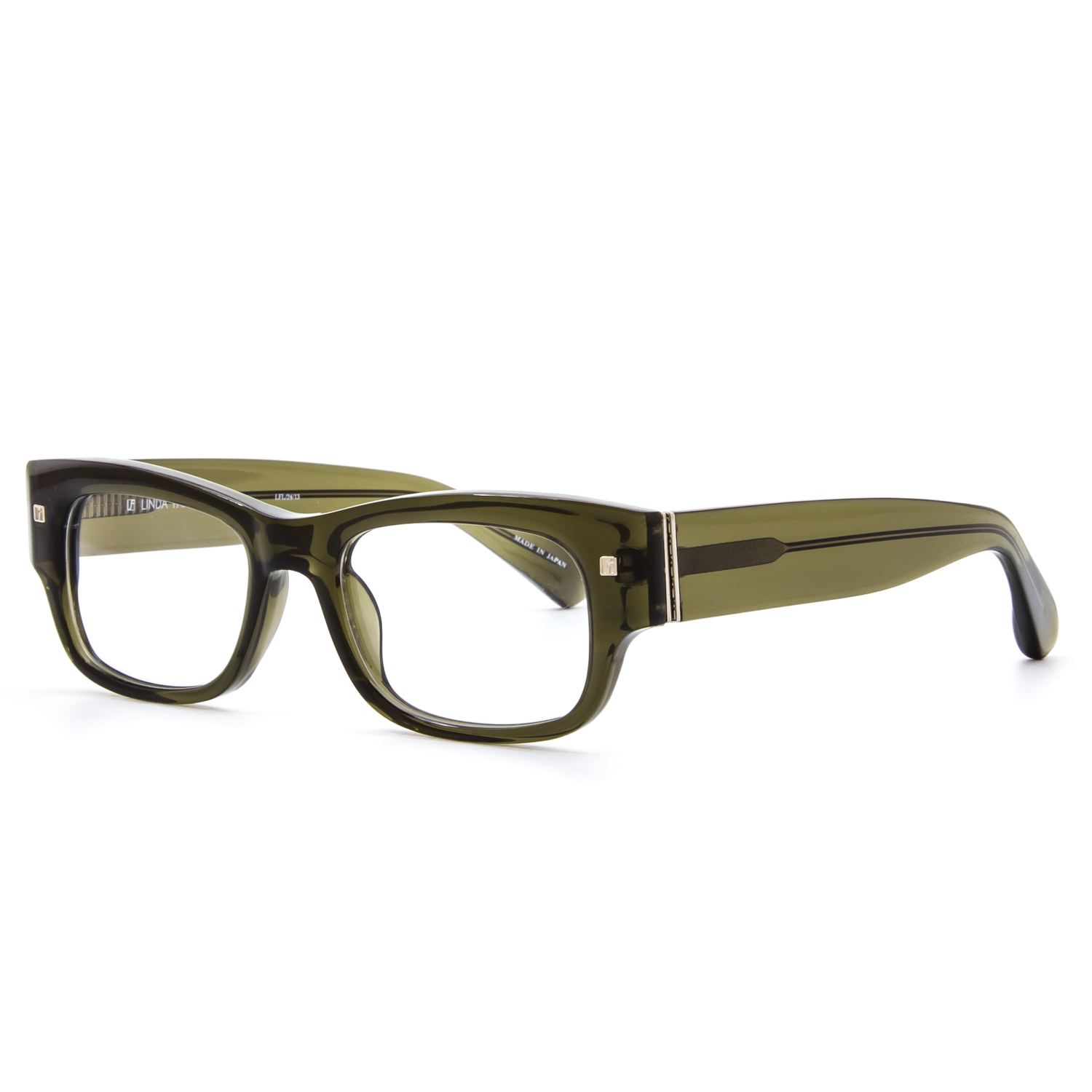 Linda Farrow Luxe 24 Eyeglasses C13 Transparent Olive ...