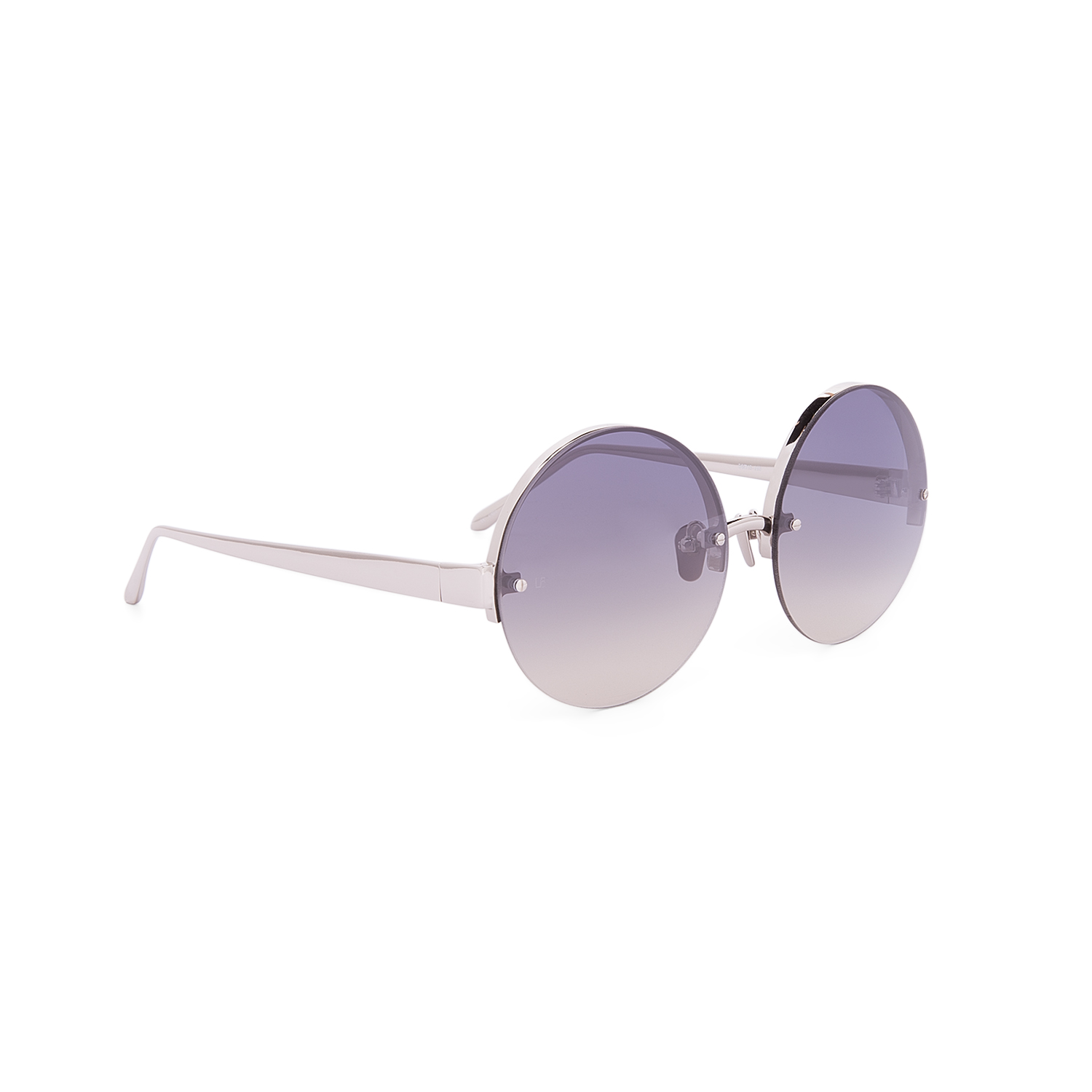 Linda Farrow Luxe LFL 313 Sunglasses C6 White Gold Frame ...