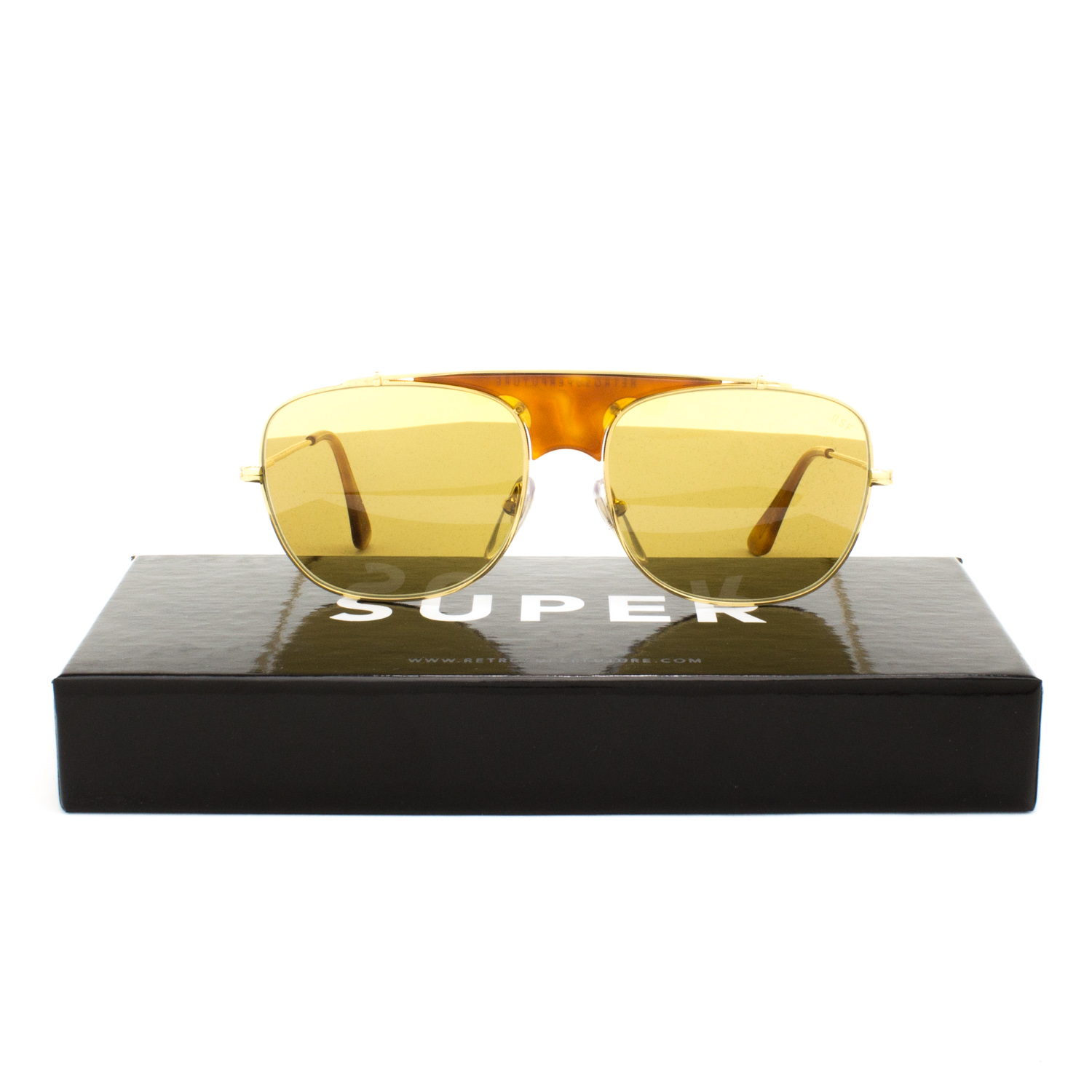 Super Sunglasses L2T Primo Hunter S. Thompson Gold by RETROSUPERFUTURE
