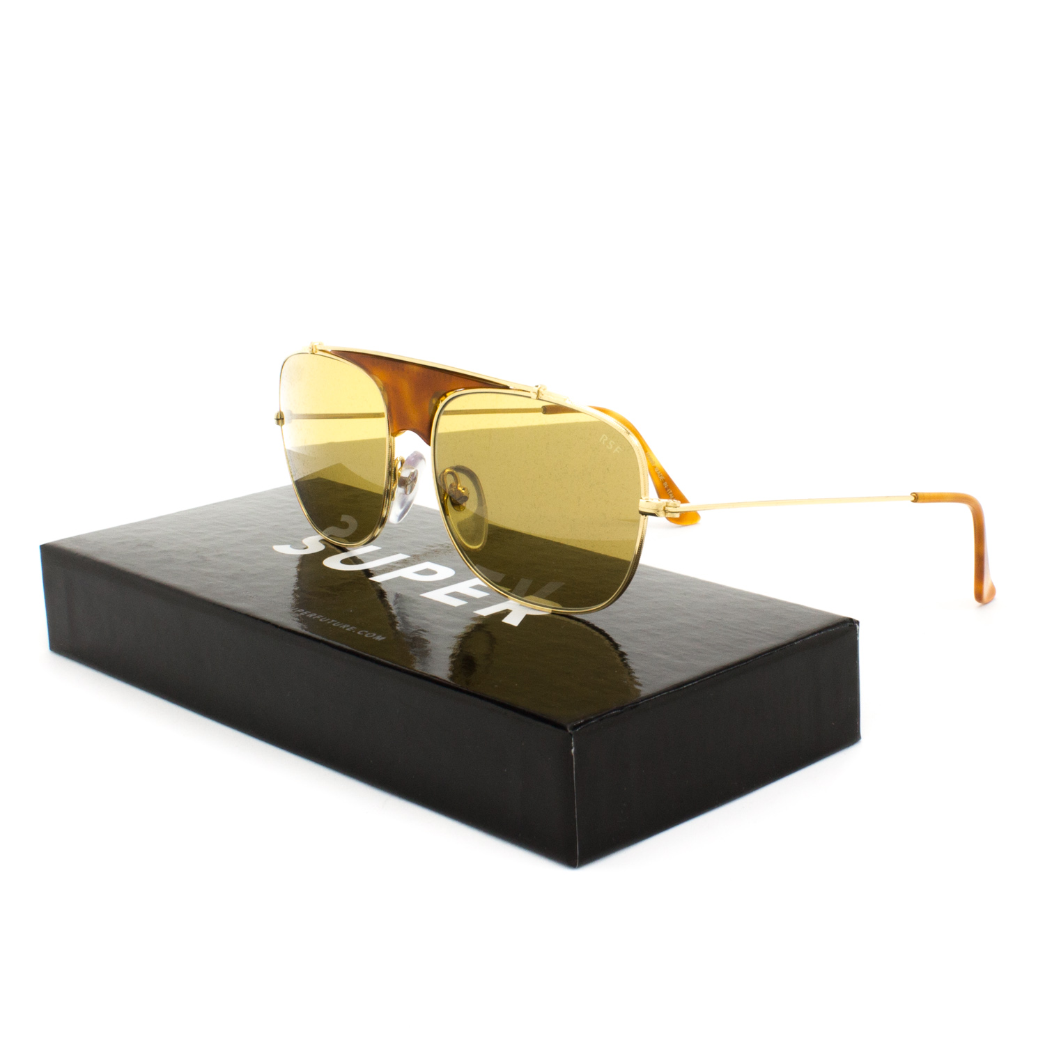 Super Sunglasses L2T Primo Hunter S. Thompson Gold by RETROSUPERFUTURE