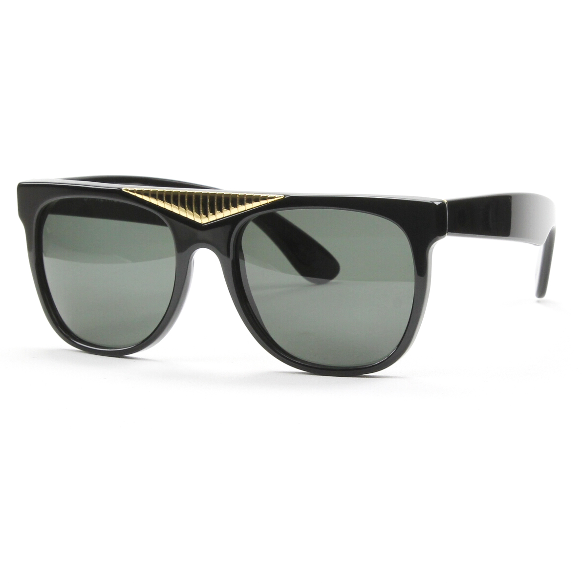 Retrosuperfuture Super Classic 034 Sunglasses Black Gold with Black