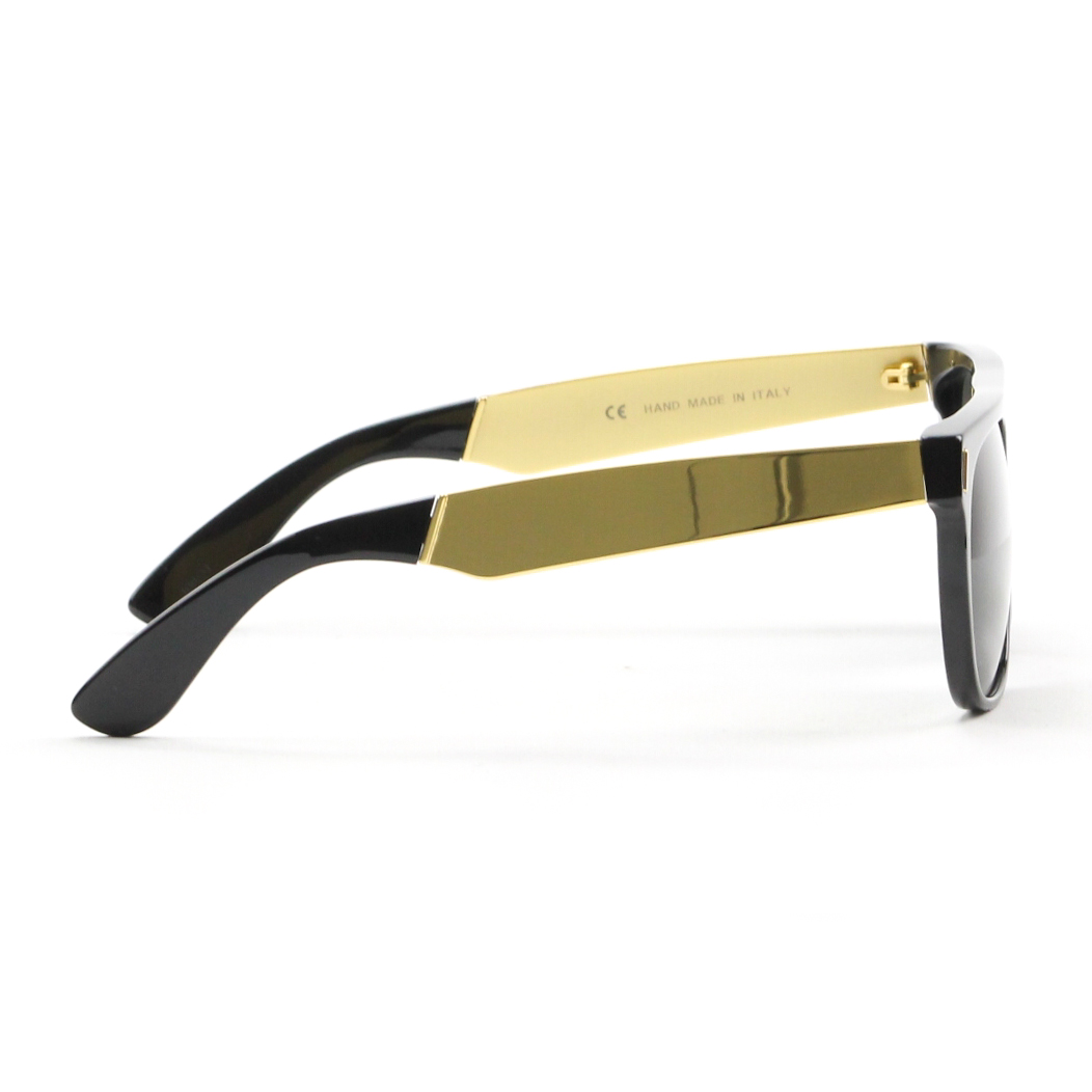 RETROSUPERFUTURE Super Flat Top Sunglasses Black Gold ...