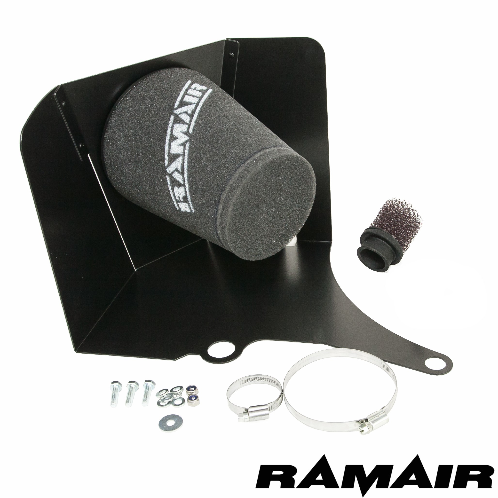 Ramair Cone Air Filter Heat Shield Induction Intake Kit for VW Polo GTI
