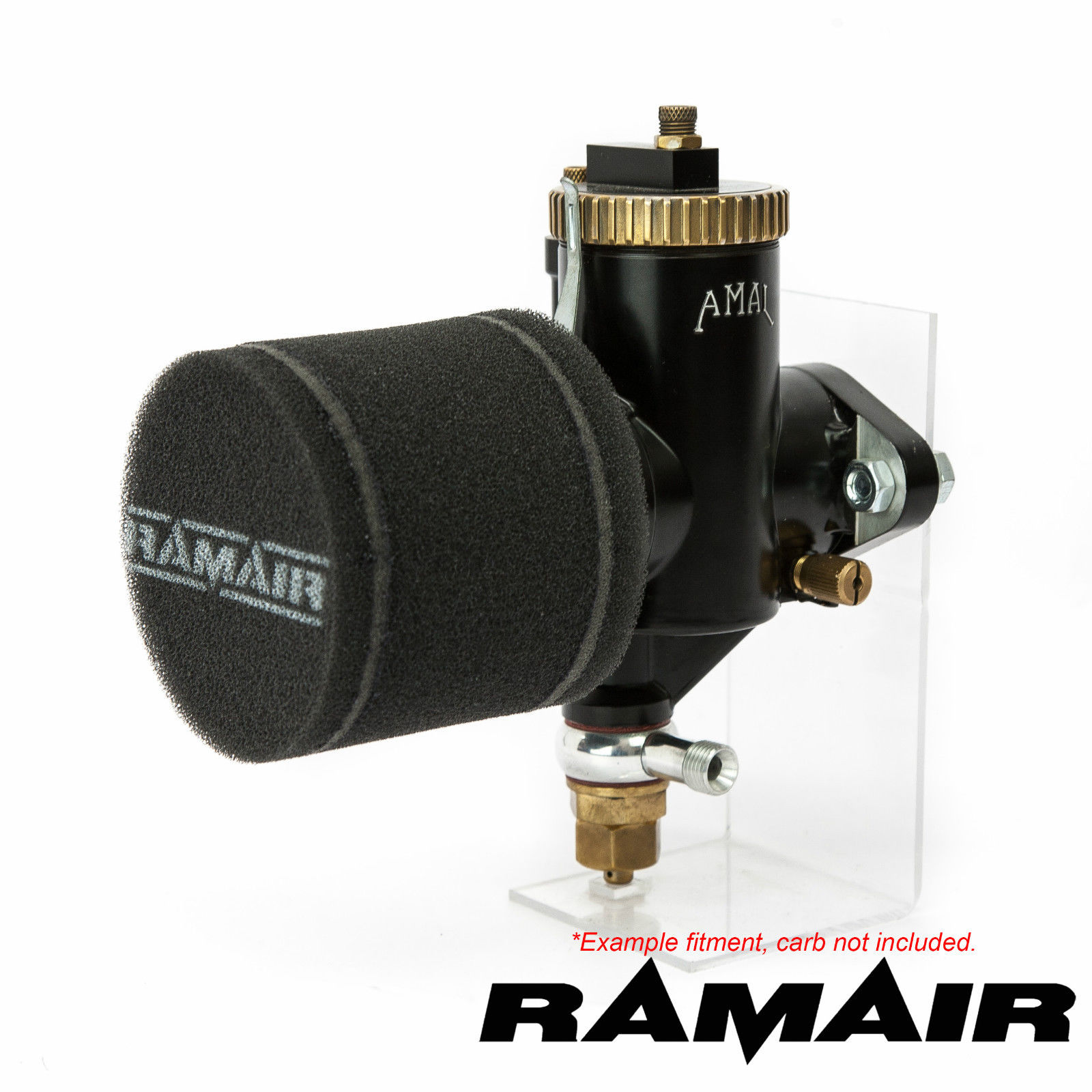 RAMAIR MOTORCYCLE SOCK FOAM AIR FILTER SINGLE CARBURETOR INTAKE MS022