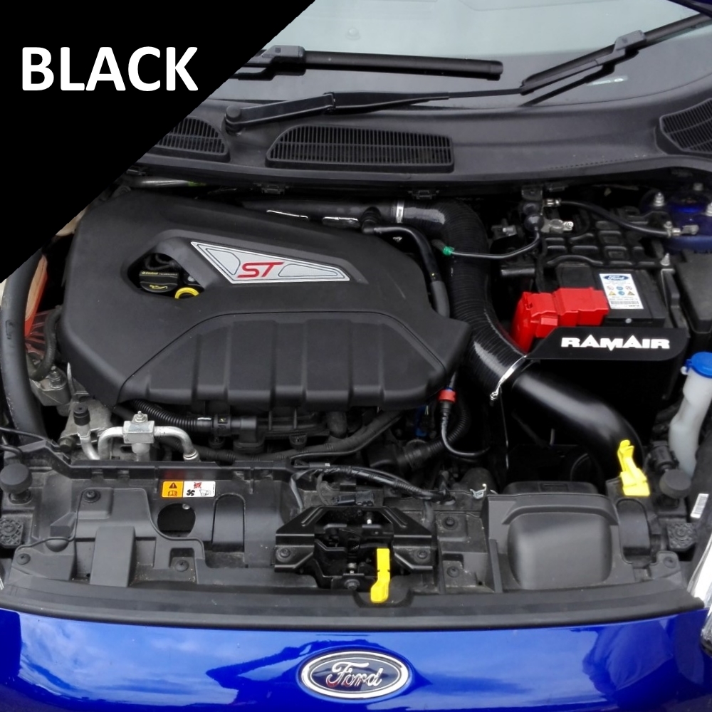Black Ramair Silicone Induction Intake Pipe Hose Ford ...