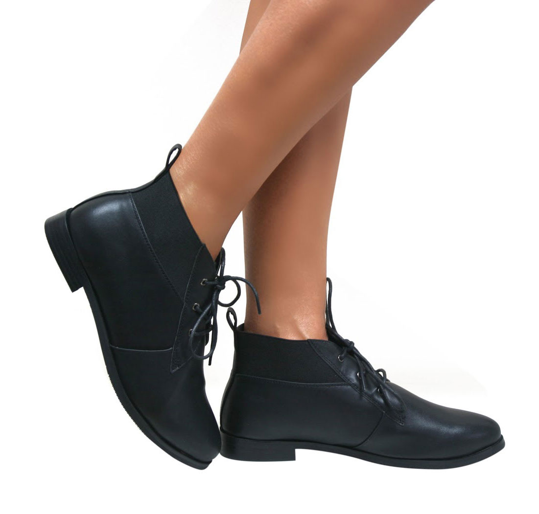vintage lace up ankle boots womens
