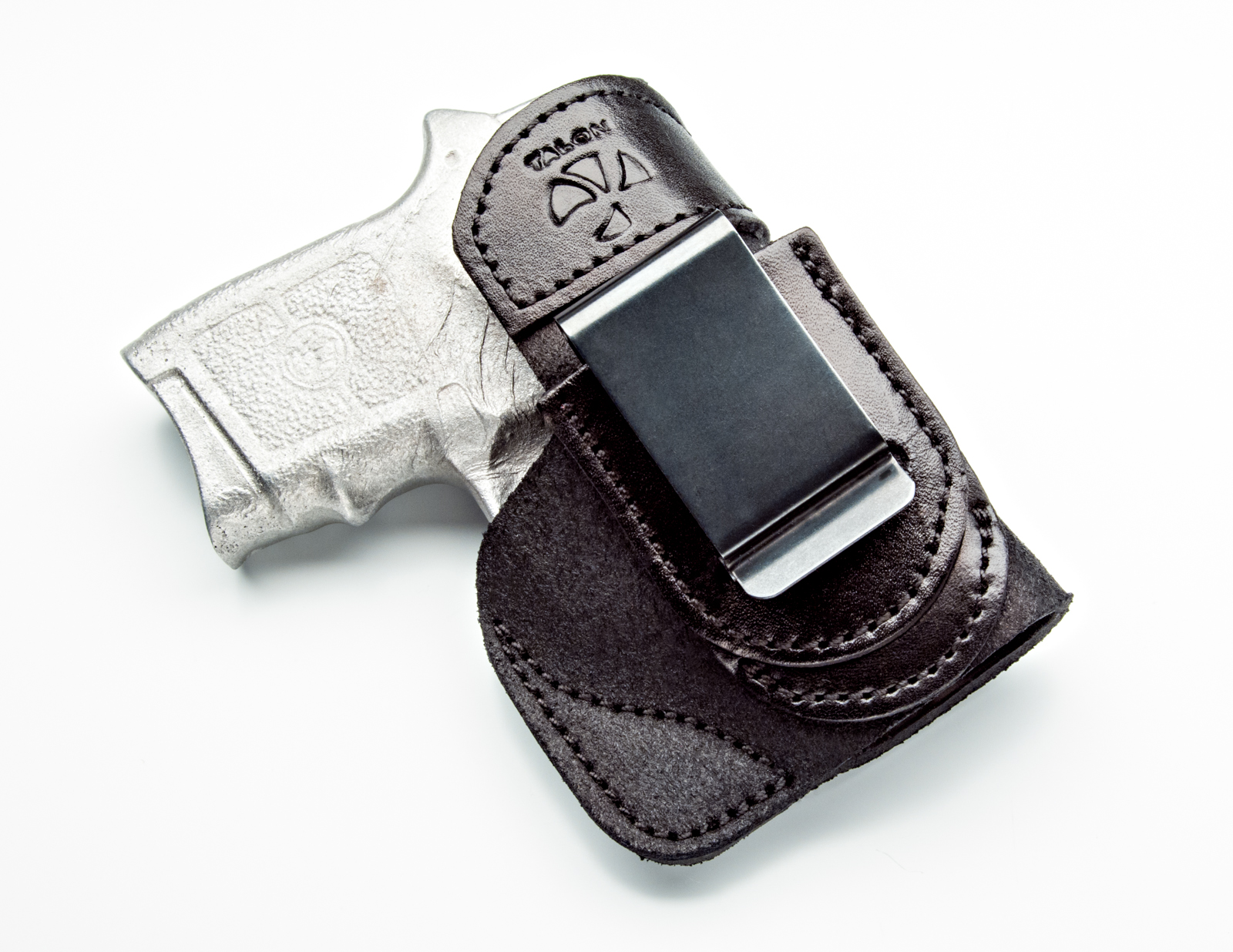 Talon Tuckable S&W Bodyguard 380 and DB380 w/CT Laser IWB Holster RH Black