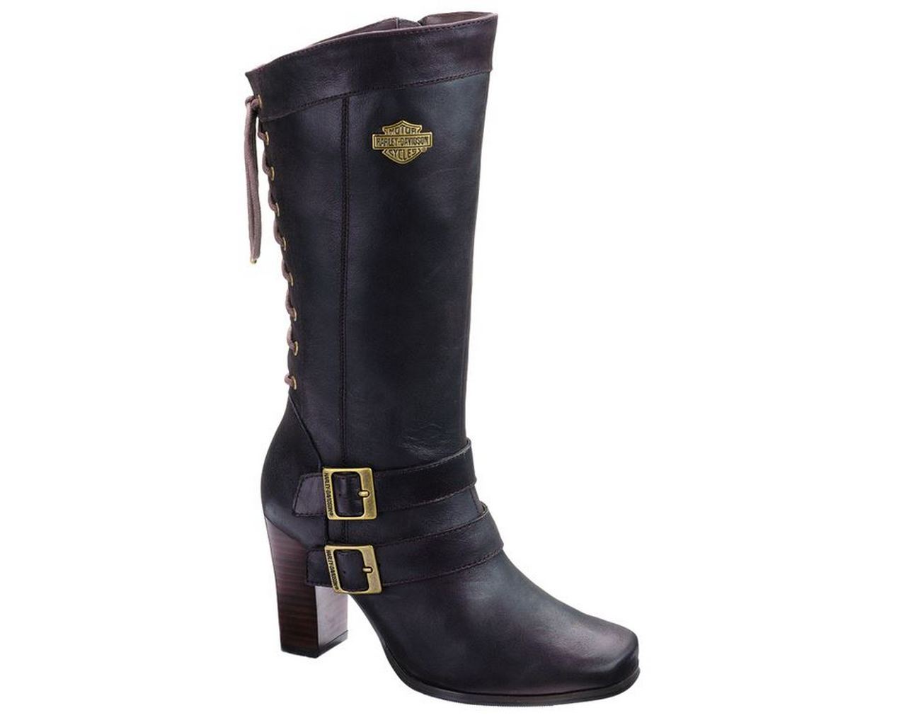 HarleyDavidson Women's Shelia 11.5Inch Black or Brown High Heel Boots