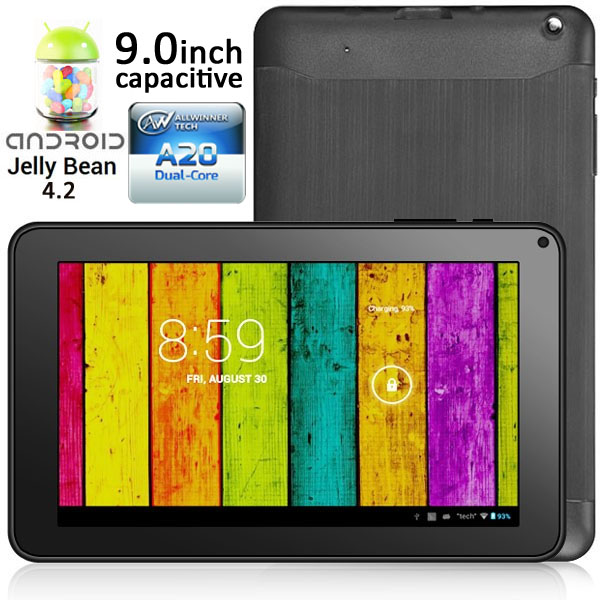 9" Google Android 4.2 JB Dual Core Tablet PC DualCam WiFi HDMI Google