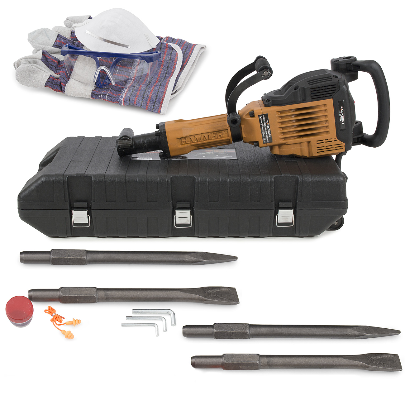 3600 Watt Electric Construction Demolition Concrete Jack Hammer Breaker